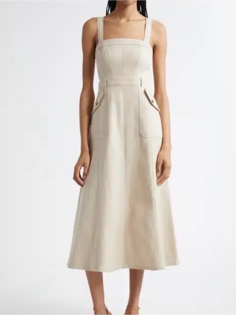 Cinq et Sept NWT denim Malani dress